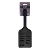 EDGE FUCK TOY Silicone Spanking Paddle - Black - Mr and Mrs D's
